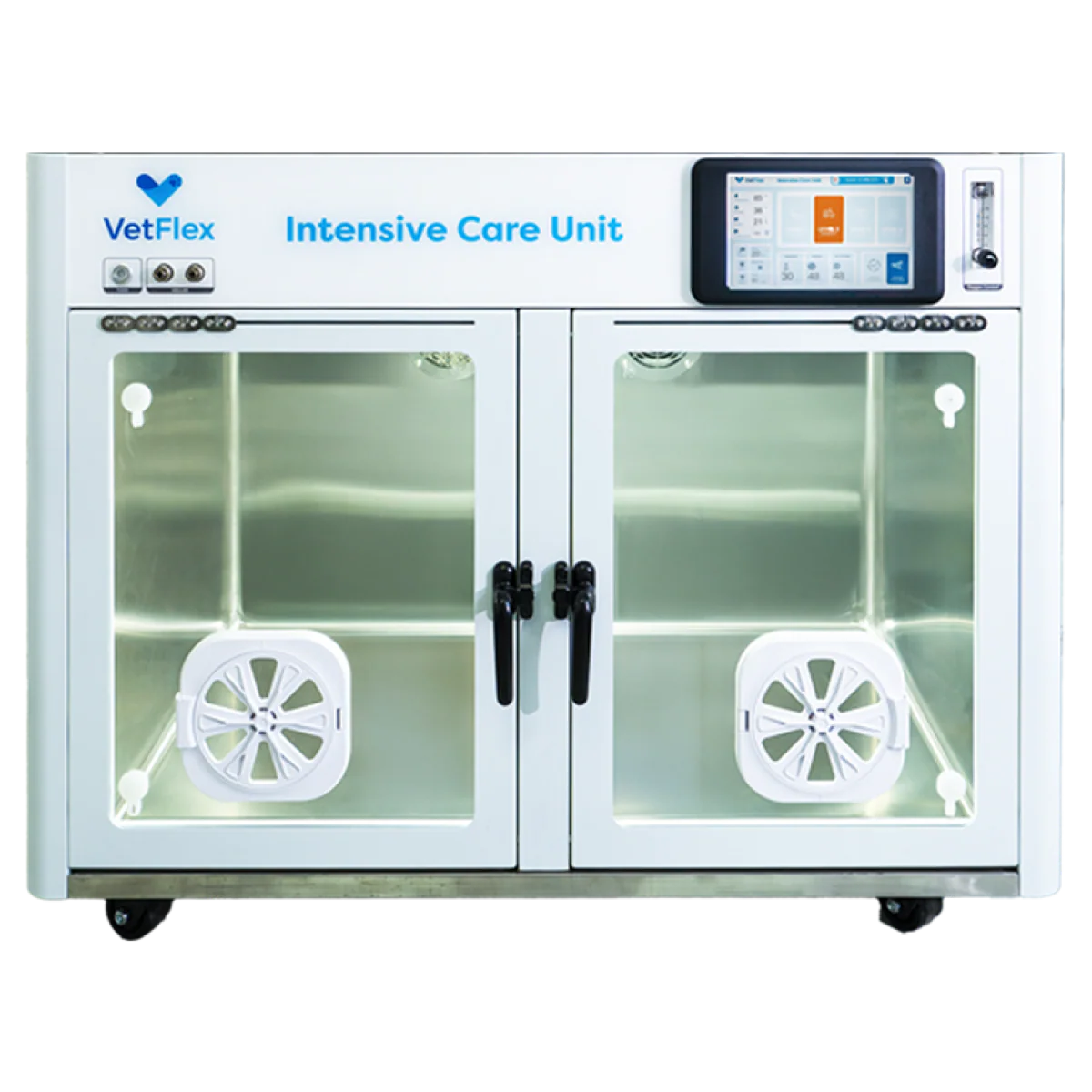 VetFlex soda-lime free ICU oxygen cage for veterinary critical care